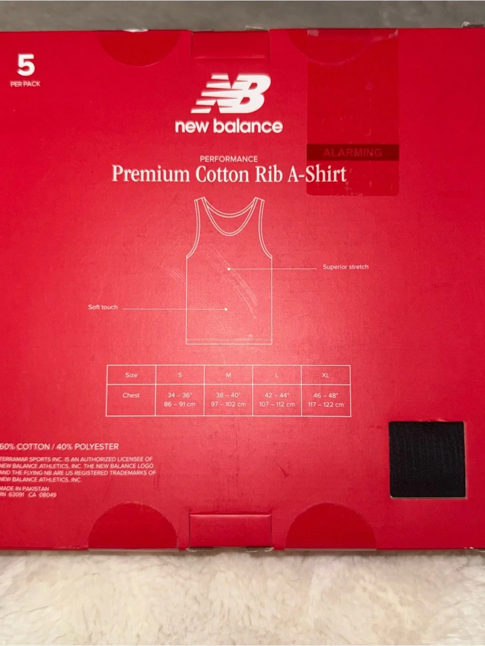 Men’s New Balance Rib Tanks Set of 5
